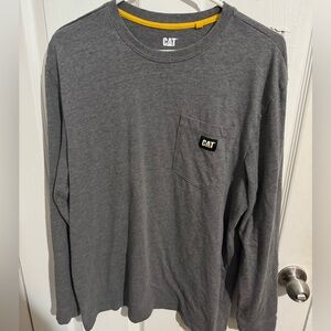 Long Sleeve CAT Pocket Shirt Size L